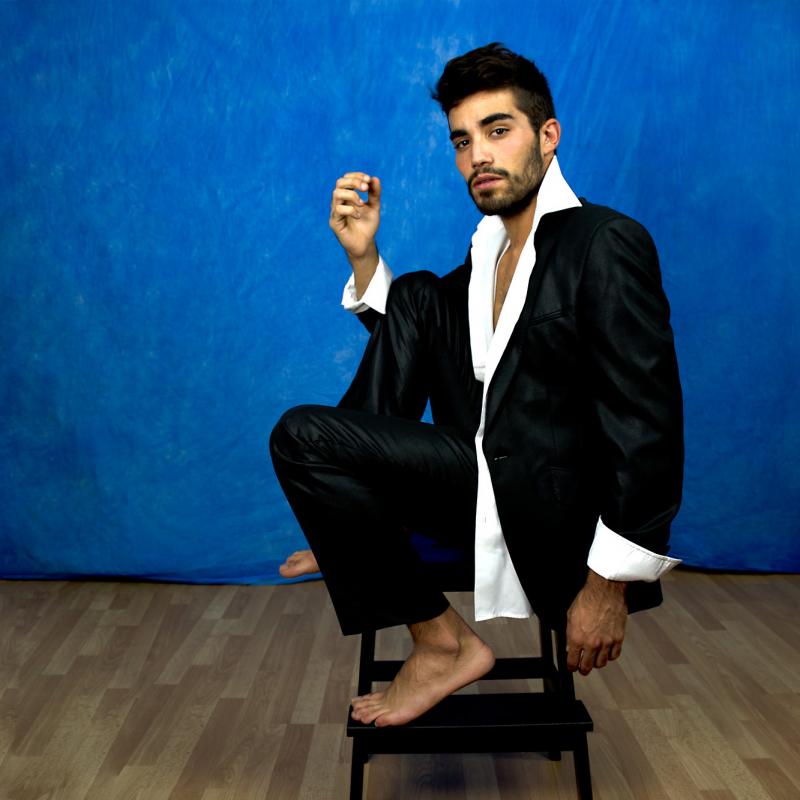 Sesión de fotos de sesiones de Alejandro Martínez: azul 1-1