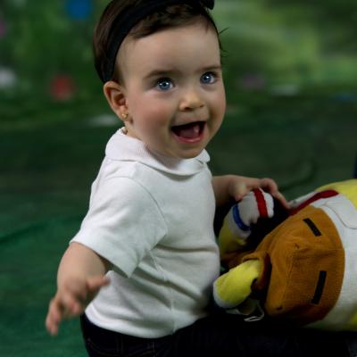 Fotografía de estudio de bebé