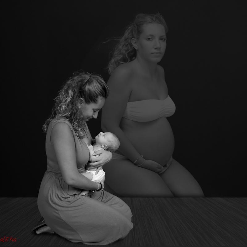 Fotografía de estudio de bebé