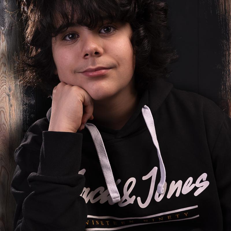 Fotografía de estudio de jovenes