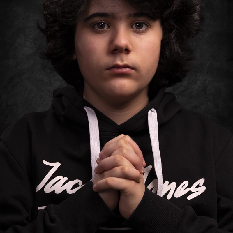 Fotografía de estudio de jovenes