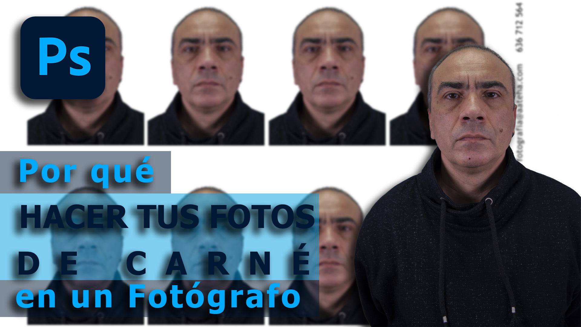 Porque hacer tus fotos de carné en un fotógrafo profesional
