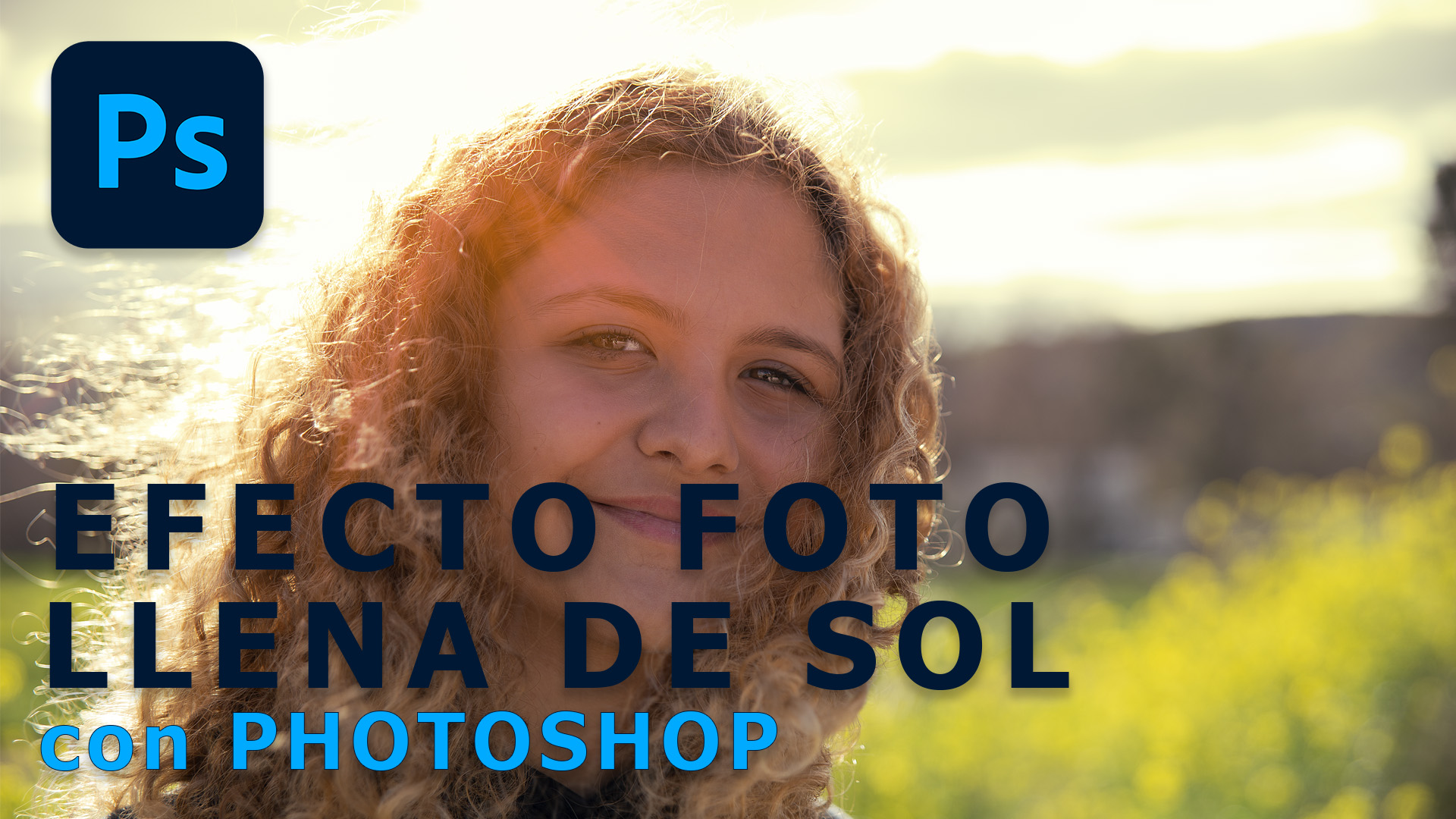 Sun filled photo effect