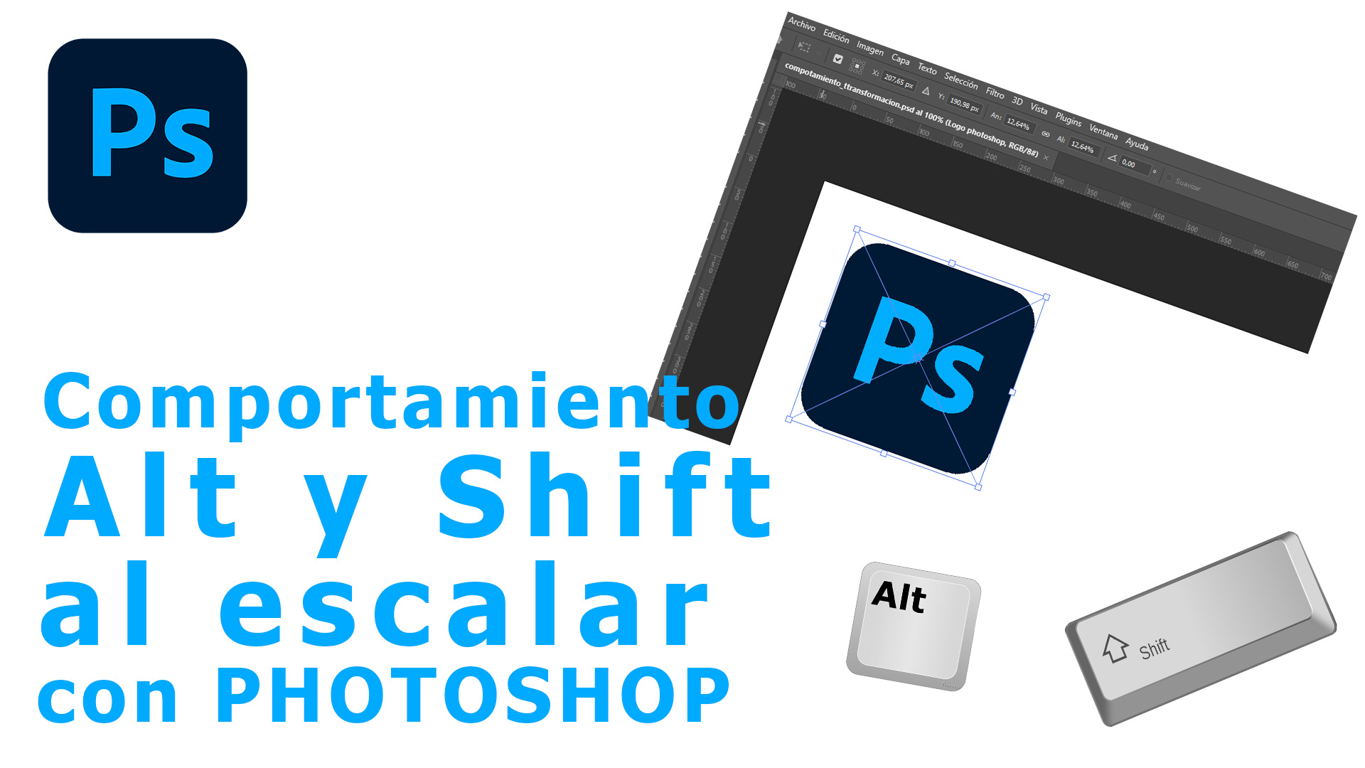 Alt and Shift Behavior When Scaling Images in Photoshop