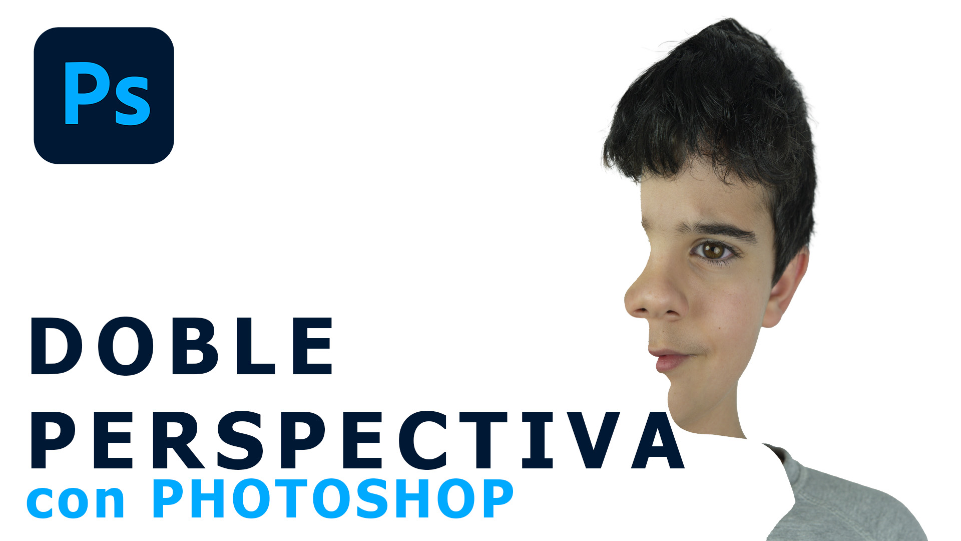 Double perspective portrait