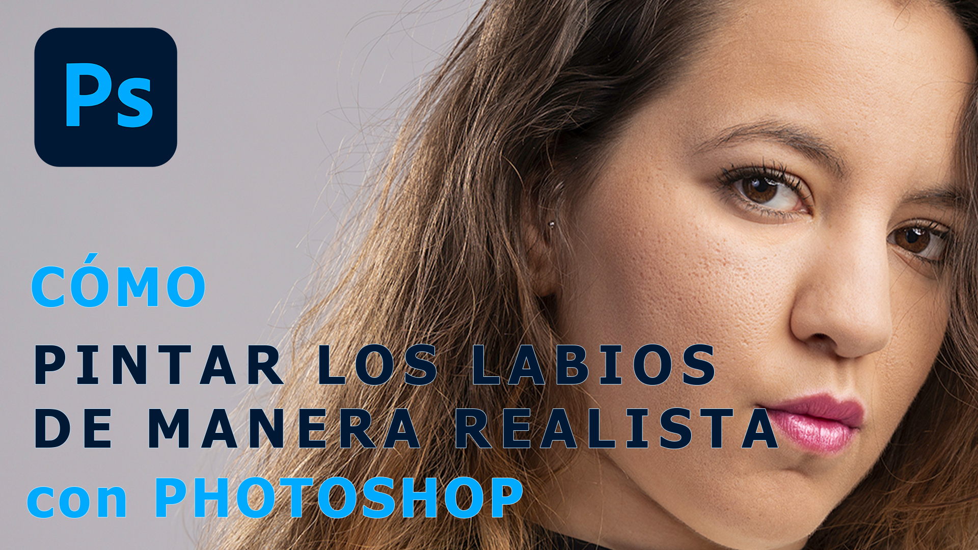 Paint lips with Photoshop